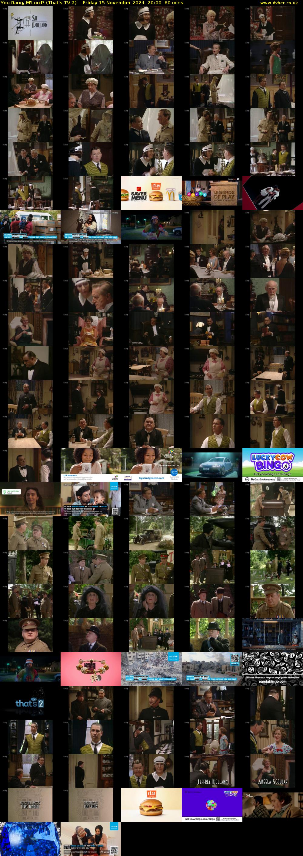 You Rang, M'Lord? (That's TV 2) Friday 15 November 2024 20:00 - 21:00