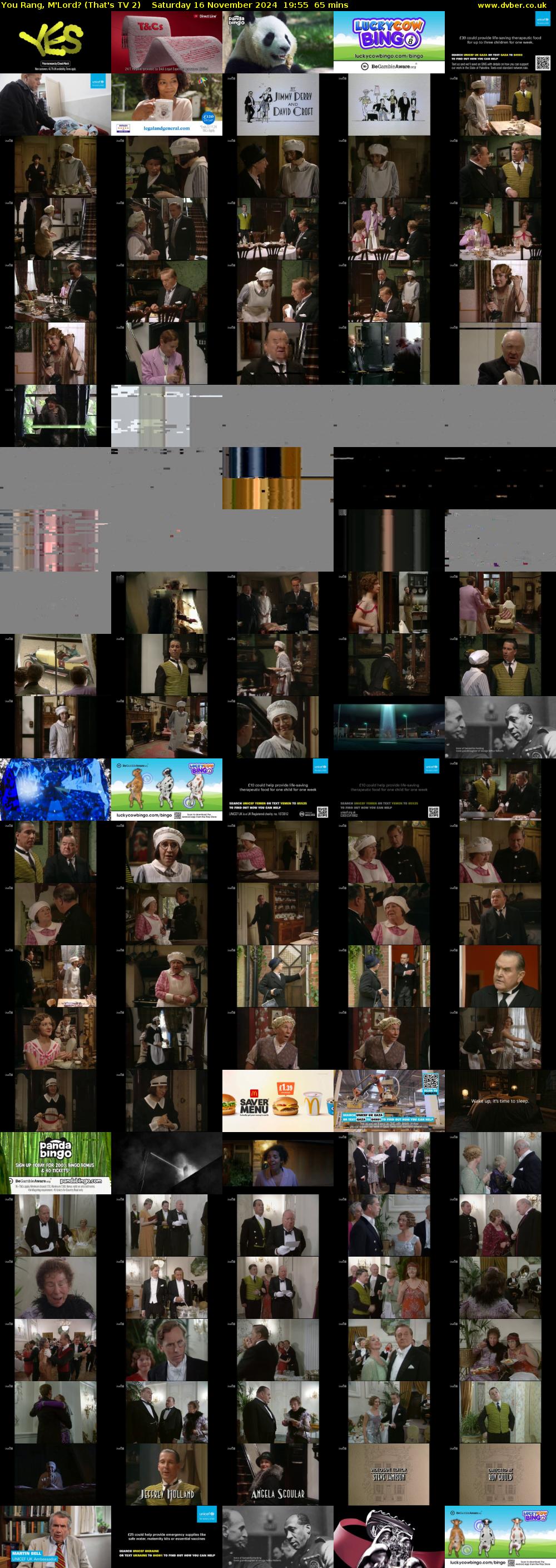 You Rang, M'Lord? (That's TV 2) Saturday 16 November 2024 19:55 - 21:00