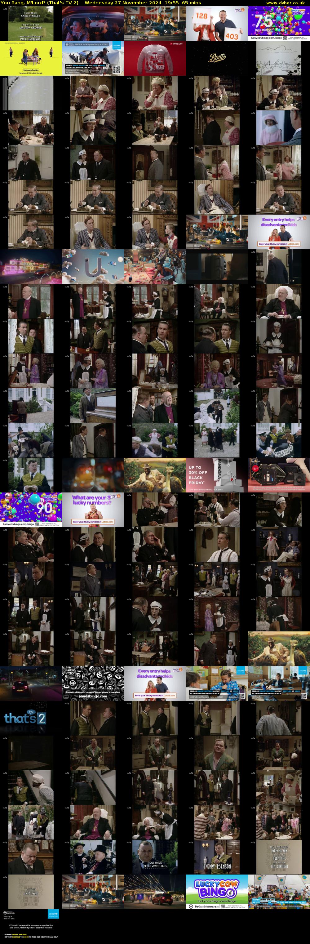 You Rang, M'Lord? (That's TV 2) Wednesday 27 November 2024 19:55 - 21:00