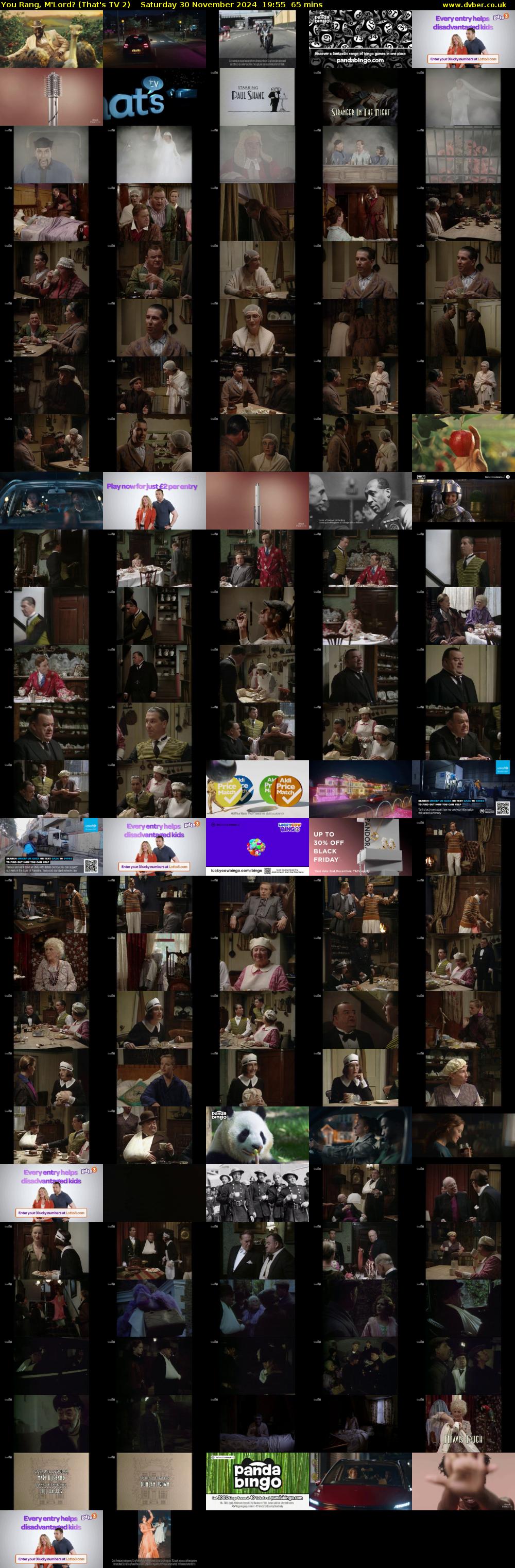 You Rang, M'Lord? (That's TV 2) Saturday 30 November 2024 19:55 - 21:00