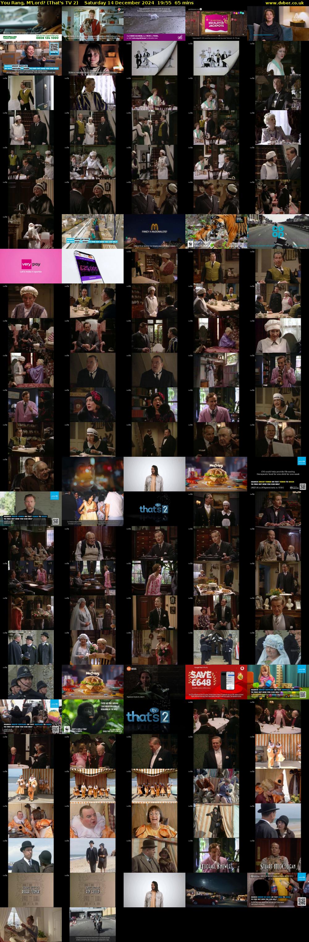 You Rang, M'Lord? (That's TV 2) Saturday 14 December 2024 19:55 - 21:00