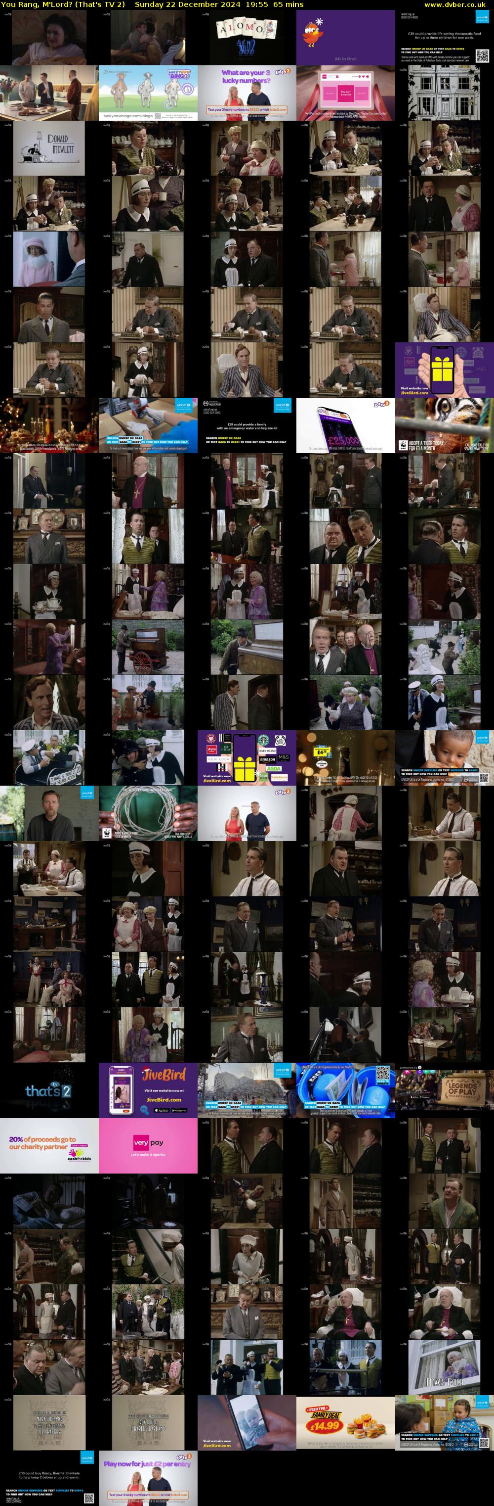 You Rang, M'Lord? (That's TV 2) Sunday 22 December 2024 19:55 - 21:00