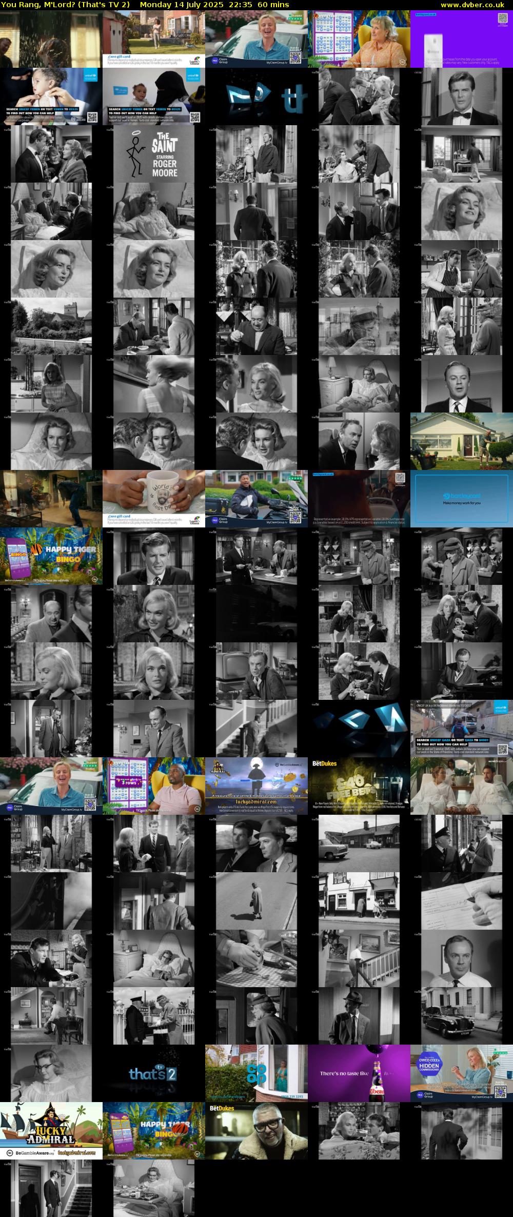 You Rang, M'Lord? (That's TV 2) Monday 14 July 2025 22:35 - 23:35