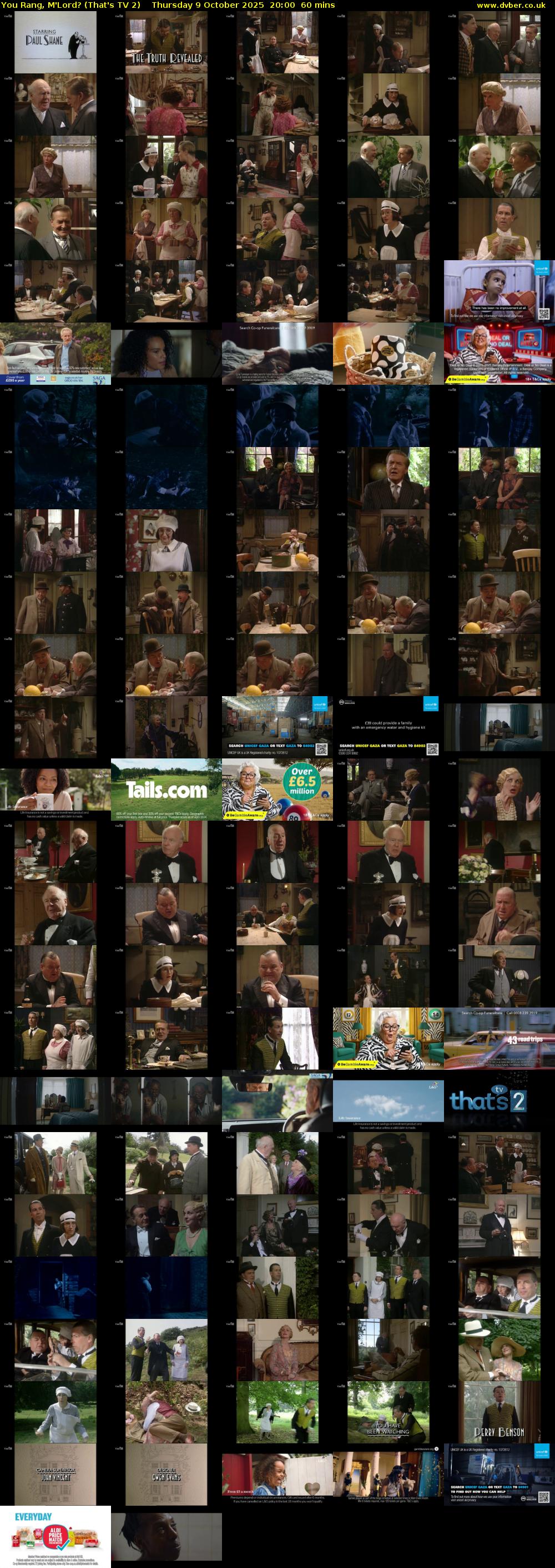 You Rang, M'Lord? (That's TV 2) Thursday 9 October 2025 20:00 - 21:00