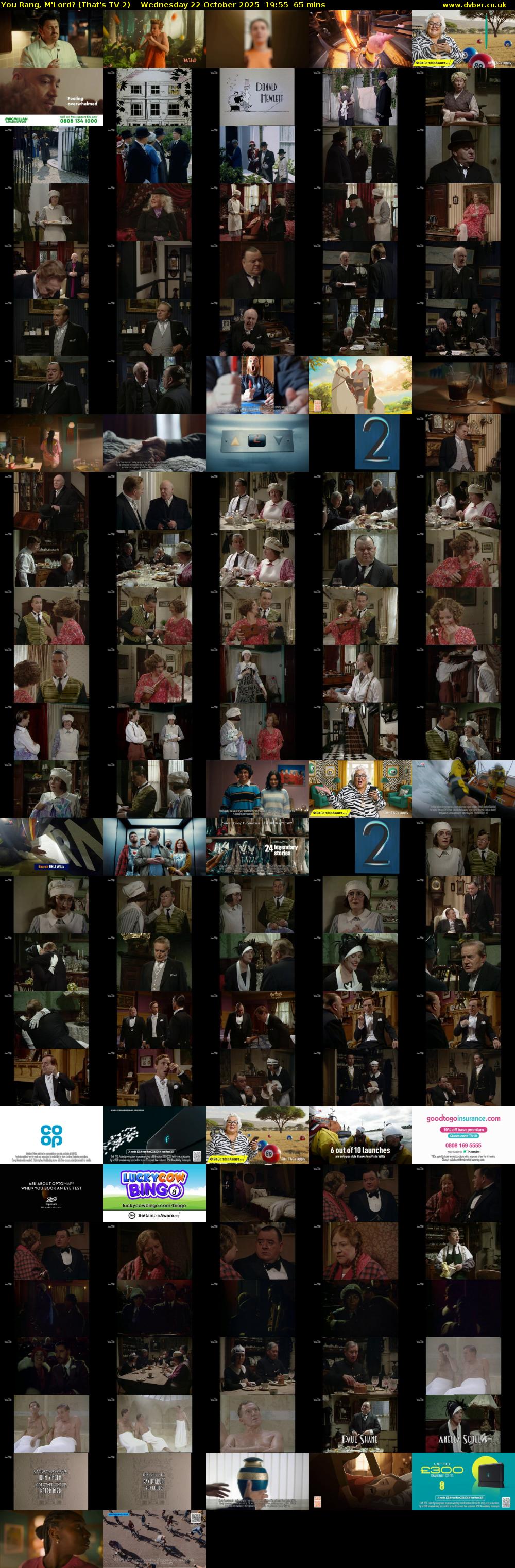 You Rang, M'Lord? (That's TV 2) Wednesday 22 October 2025 19:55 - 21:00