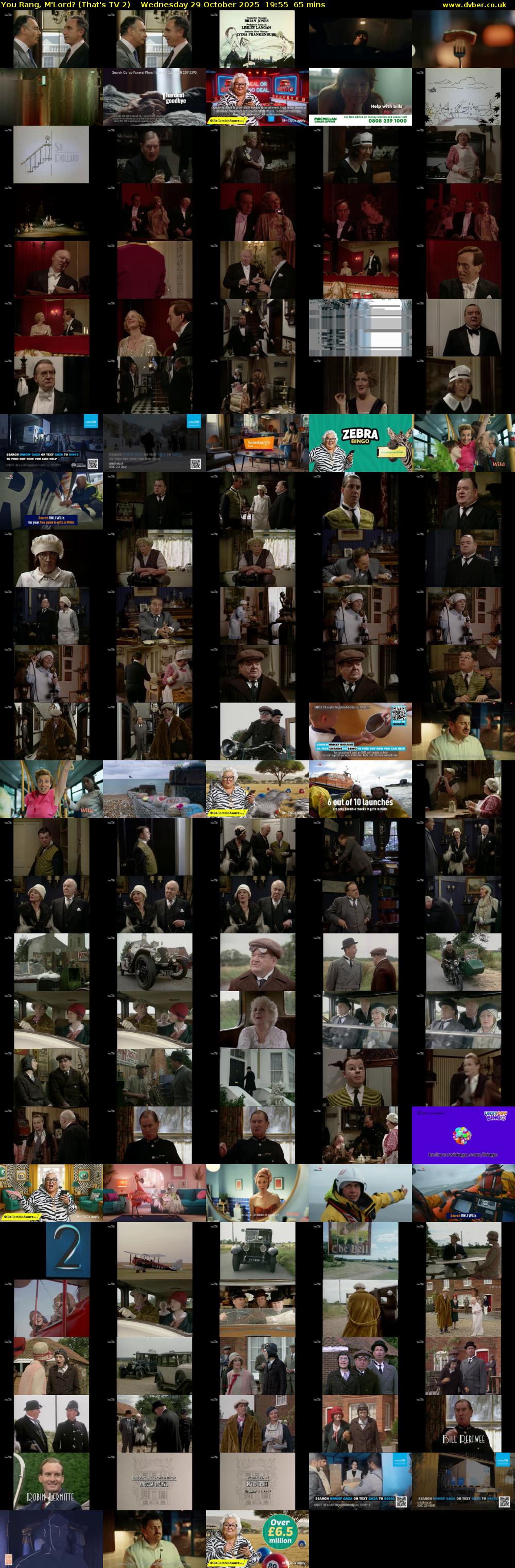 You Rang, M'Lord? (That's TV 2) Wednesday 29 October 2025 19:55 - 21:00