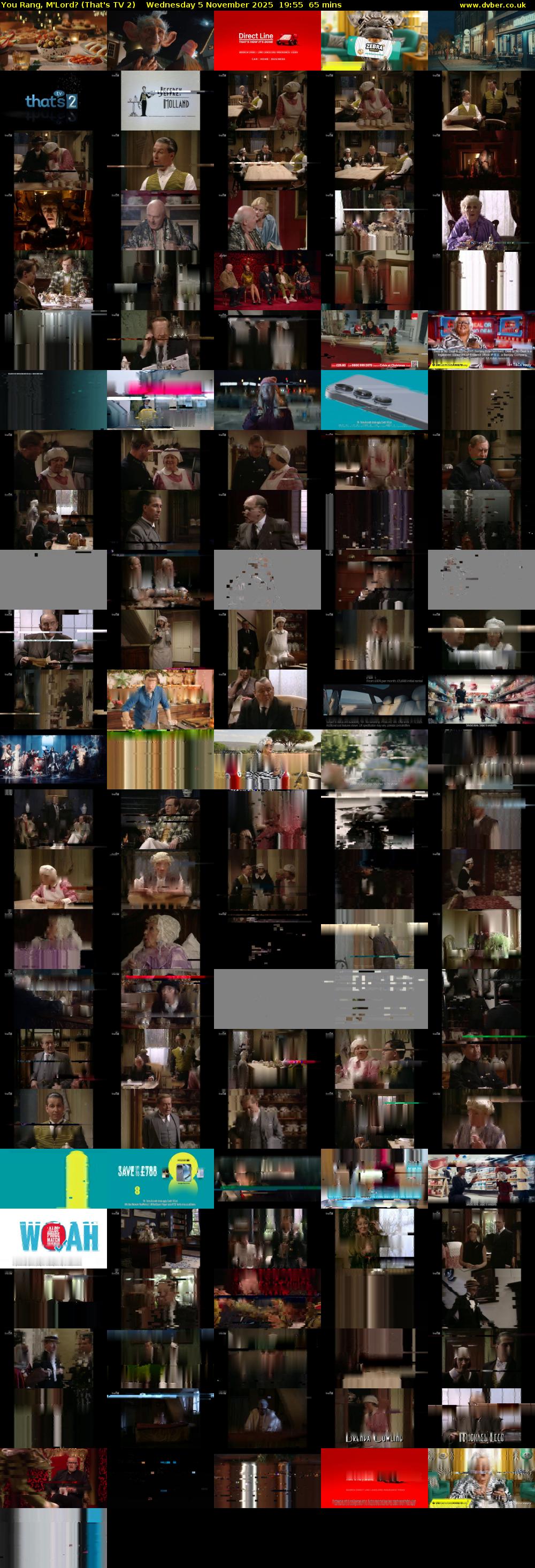 You Rang, M'Lord? (That's TV 2) Wednesday 5 November 2025 19:55 - 21:00