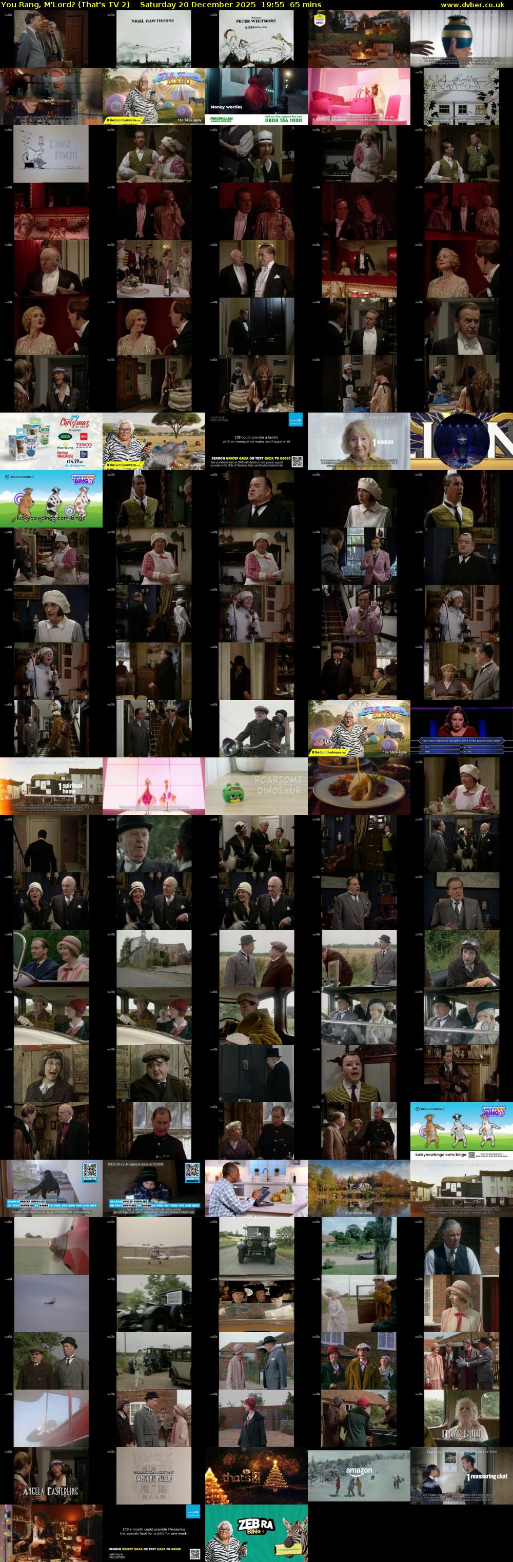 You Rang, M'Lord? (That's TV 2) Saturday 20 December 2025 19:55 - 21:00
