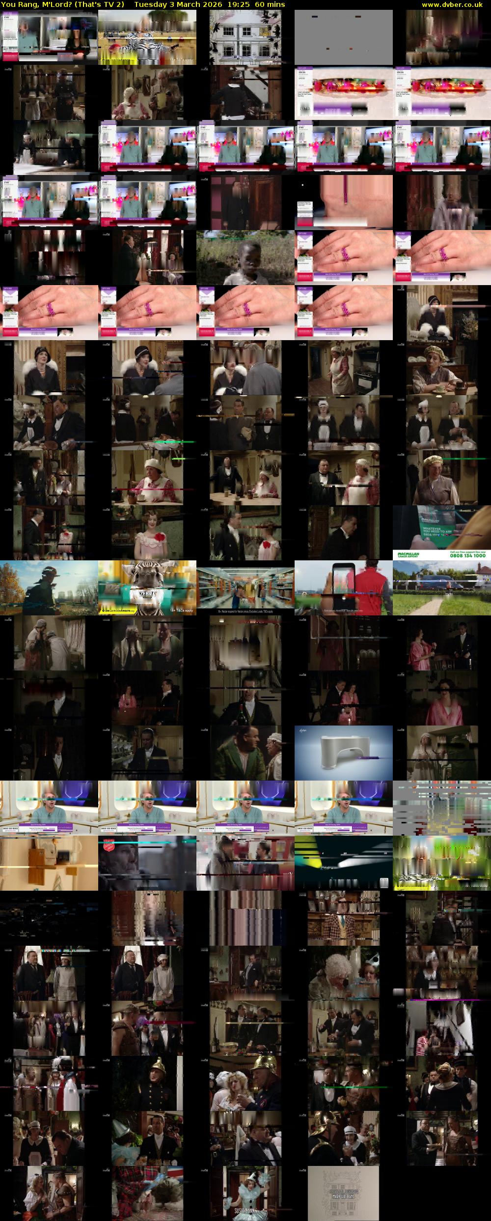 You Rang, M'Lord? (That's TV 2) Tuesday 3 March 2026 19:25 - 20:25