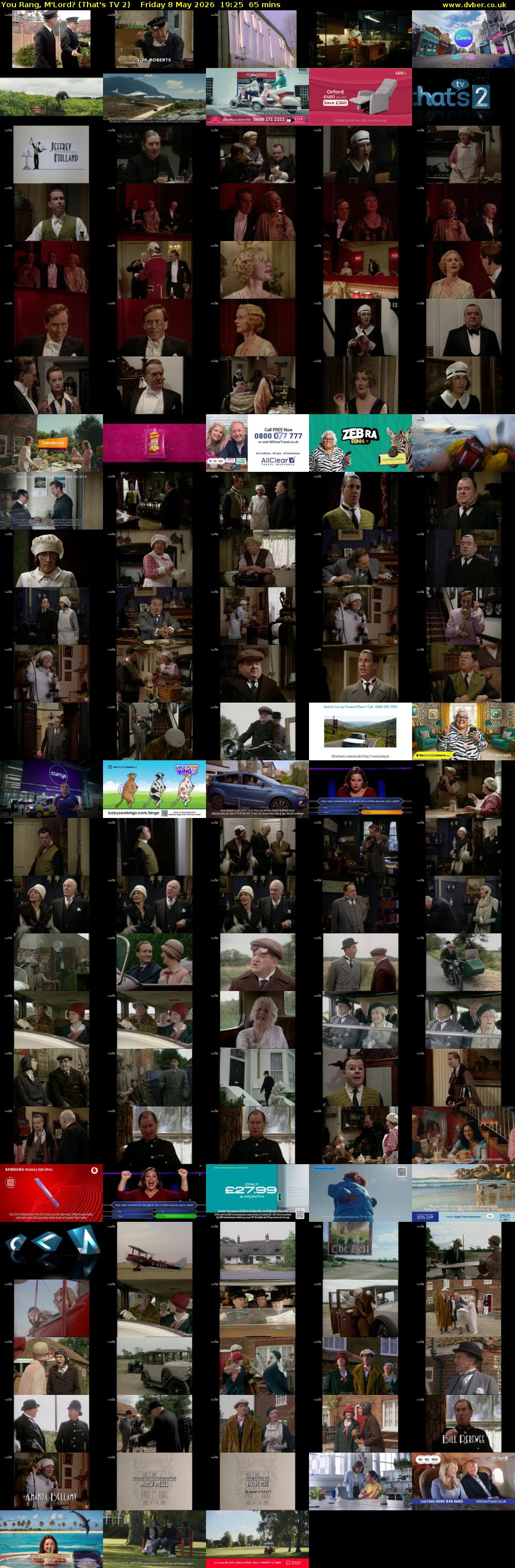 You Rang, M'Lord? (That's TV 2) Friday 8 May 2026 19:25 - 20:30