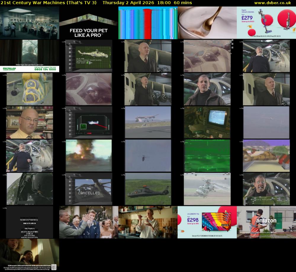 21st Century War Machines (That's TV 3) Thursday 2 April 2026 18:00 - 19:00