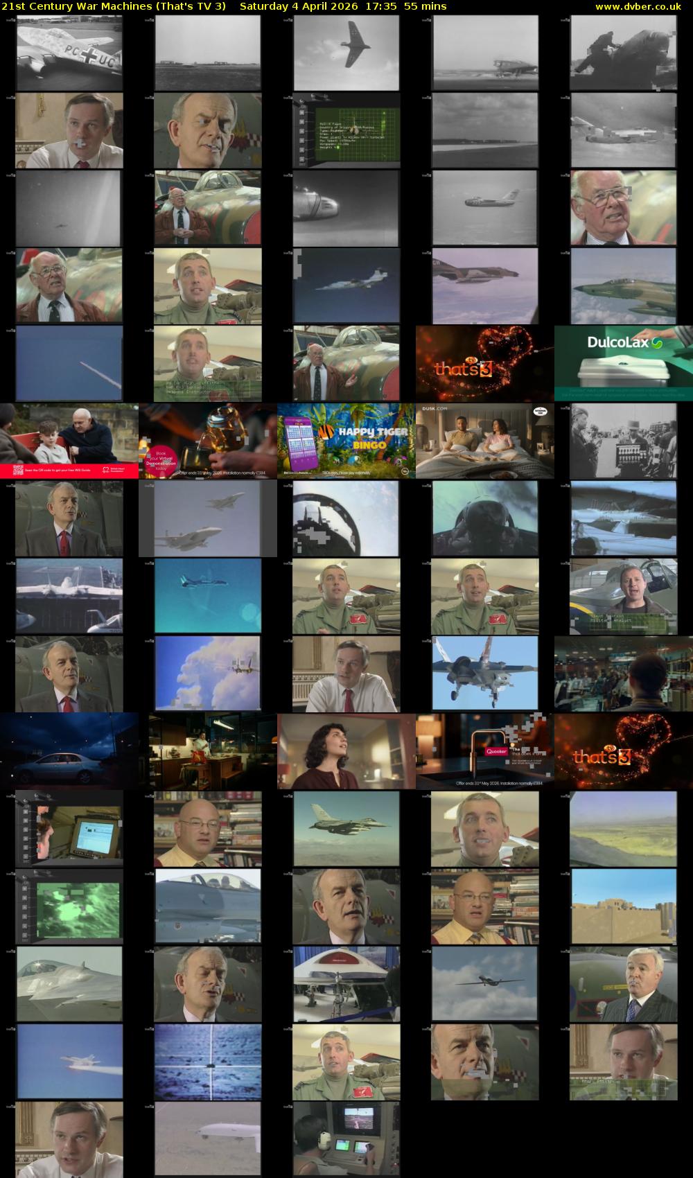 21st Century War Machines (That's TV 3) Saturday 4 April 2026 17:35 - 18:30