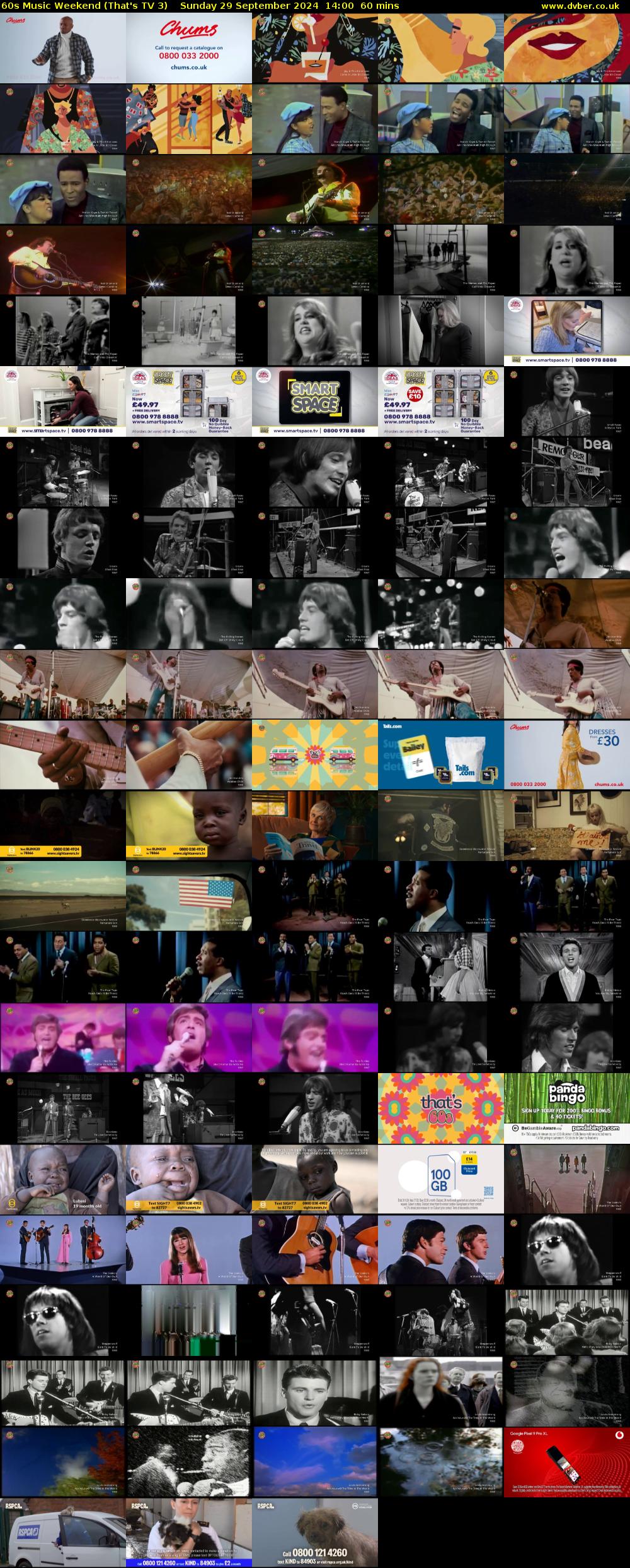 60s Music Weekend (That's TV 3) Sunday 29 September 2024 14:00 - 15:00