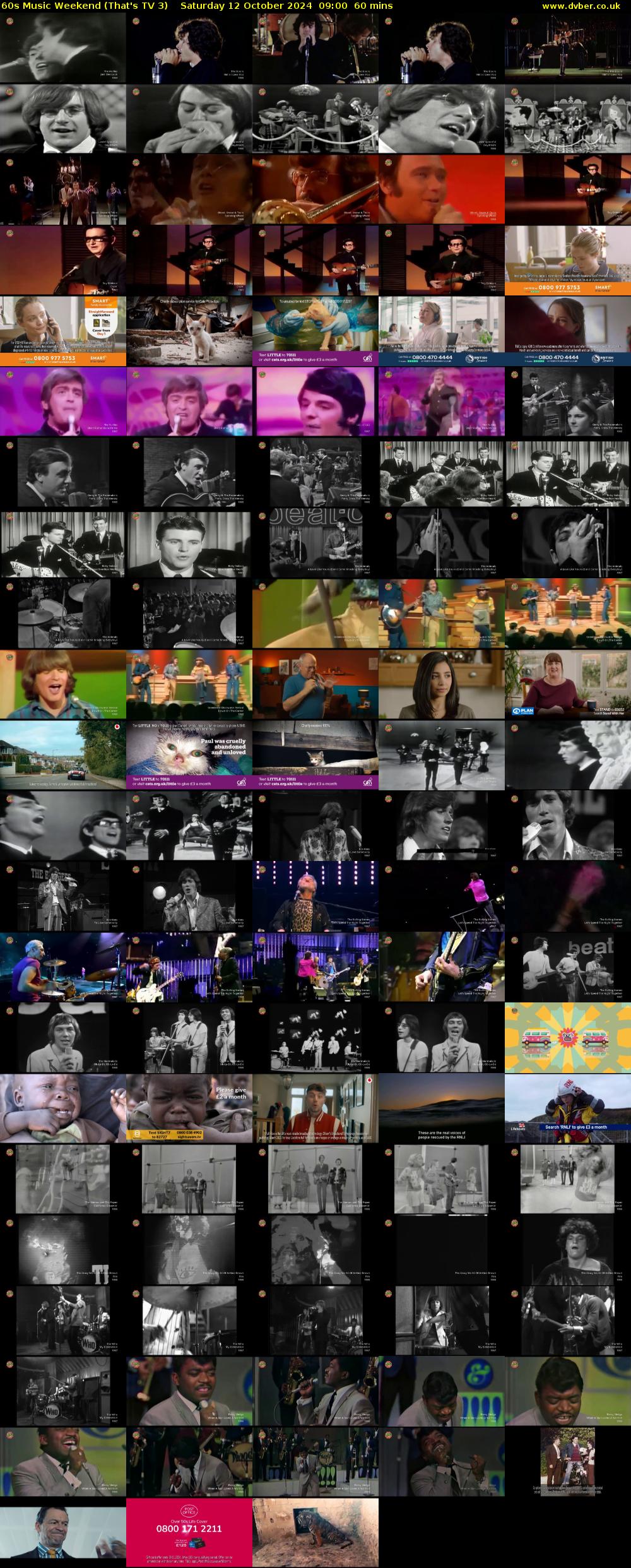 60s Music Weekend (That's TV 3) Saturday 12 October 2024 09:00 - 10:00