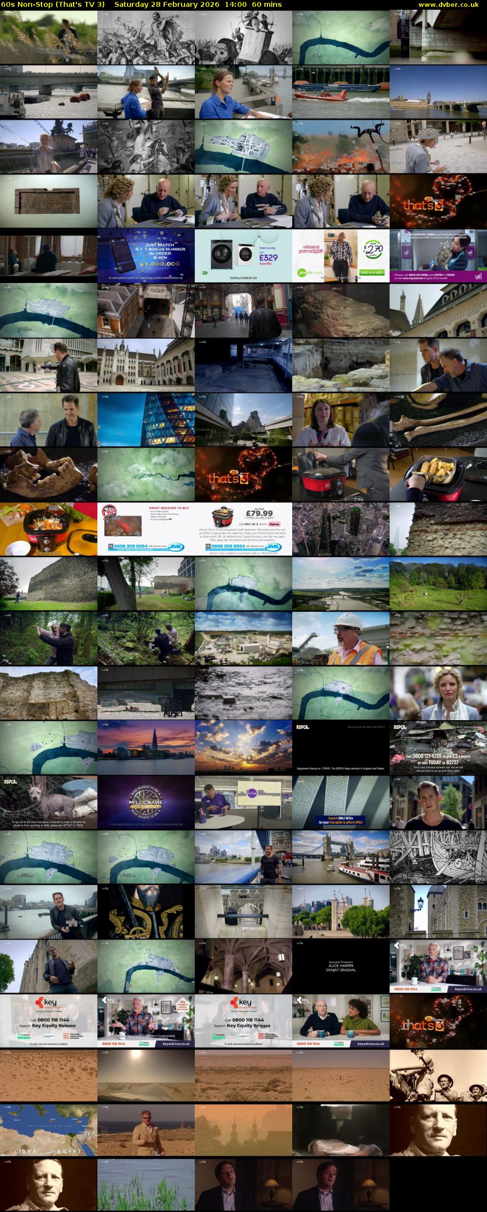 60s Non-Stop (That's TV 3) Saturday 28 February 2026 14:00 - 15:00