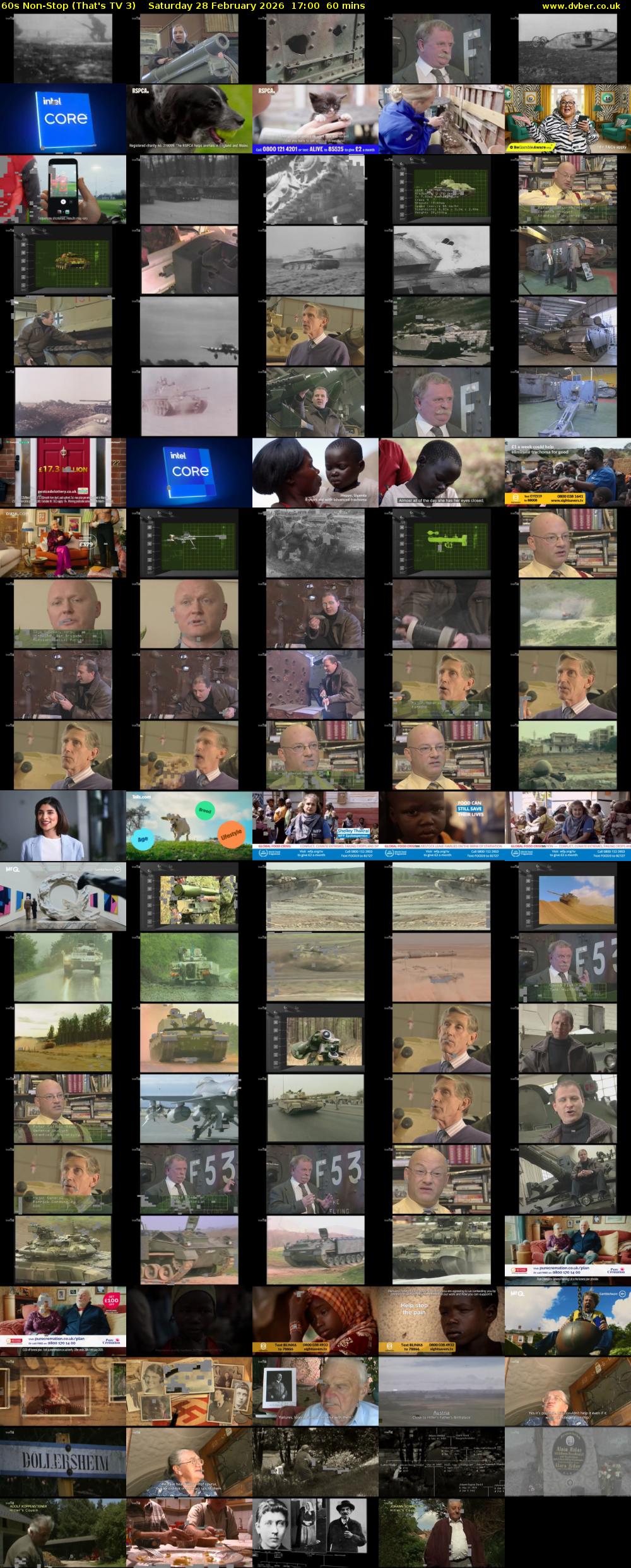 60s Non-Stop (That's TV 3) Saturday 28 February 2026 17:00 - 18:00