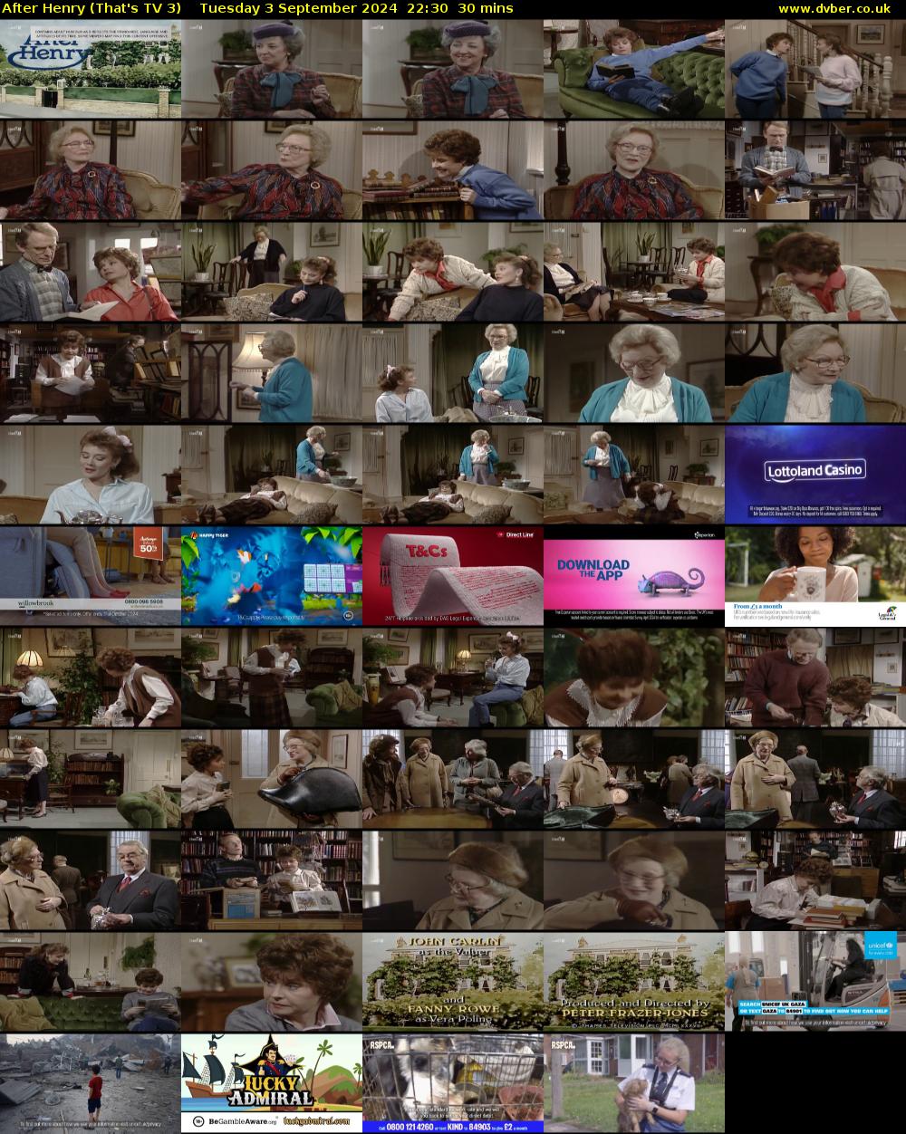 After Henry (That's TV 3) Tuesday 3 September 2024 22:30 - 23:00