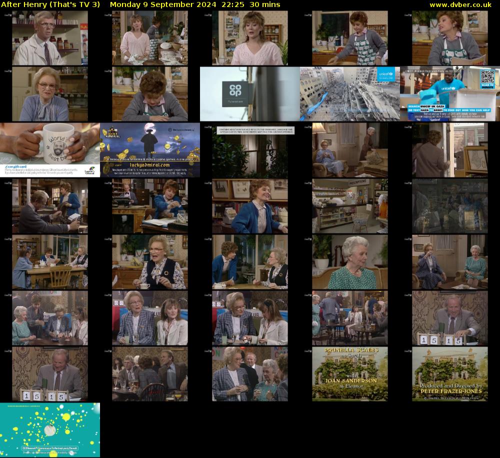 After Henry (That's TV 3) Monday 9 September 2024 22:25 - 22:55