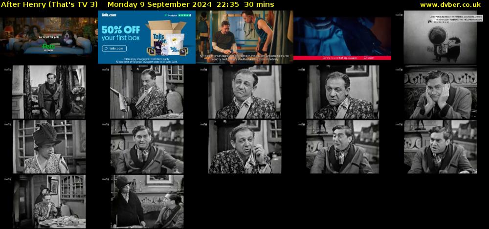 After Henry (That's TV 3) Monday 9 September 2024 22:35 - 23:05