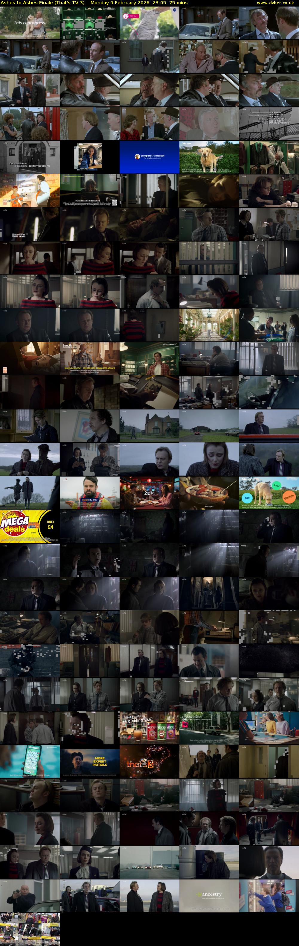 Ashes to Ashes Finale (That's TV 3) Monday 9 February 2026 23:05 - 00:20