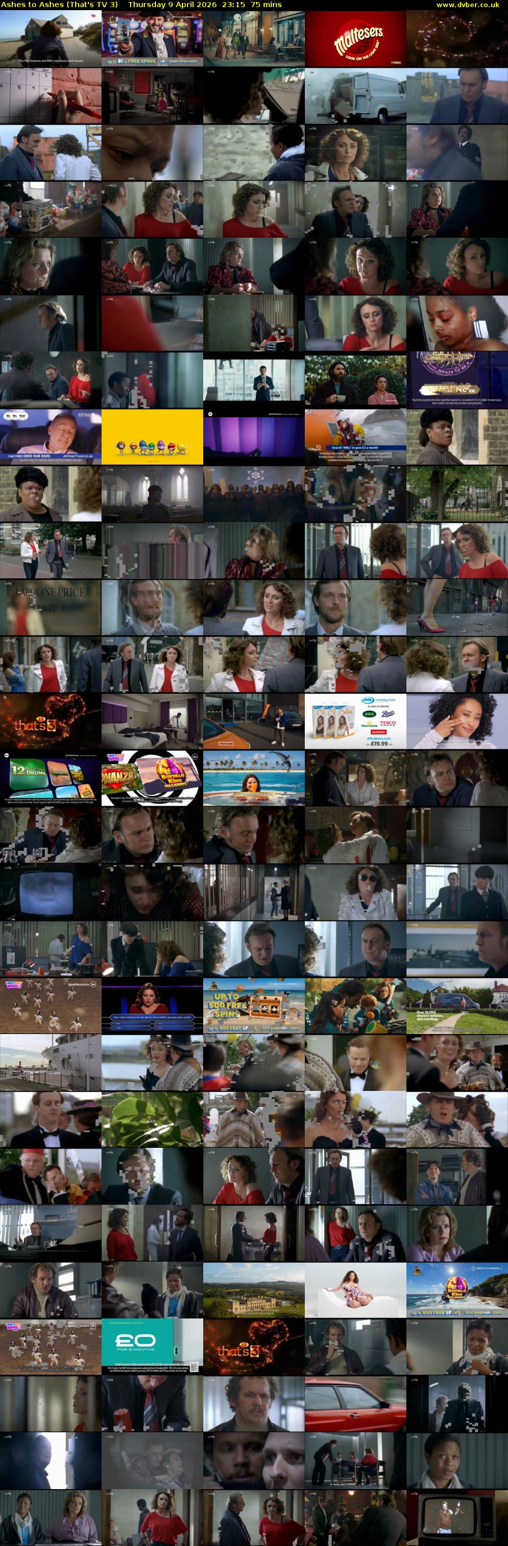 Ashes to Ashes (That's TV 3) Thursday 9 April 2026 23:15 - 00:30