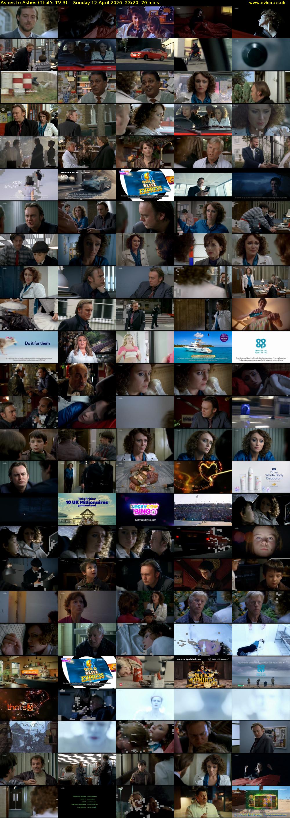 Ashes to Ashes (That's TV 3) Sunday 12 April 2026 23:20 - 00:30