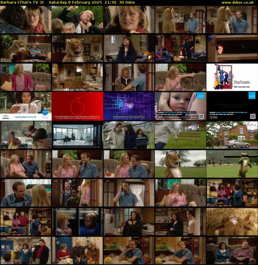 Barbara (That's TV 3) Saturday 8 February 2025 21:30 - 22:00