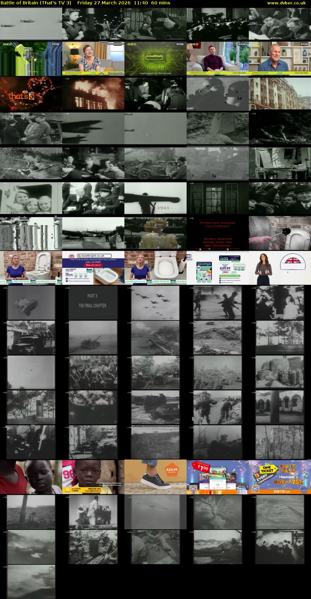 Battle of Britain (That's TV 3) Friday 27 March 2026 11:40 - 12:40
