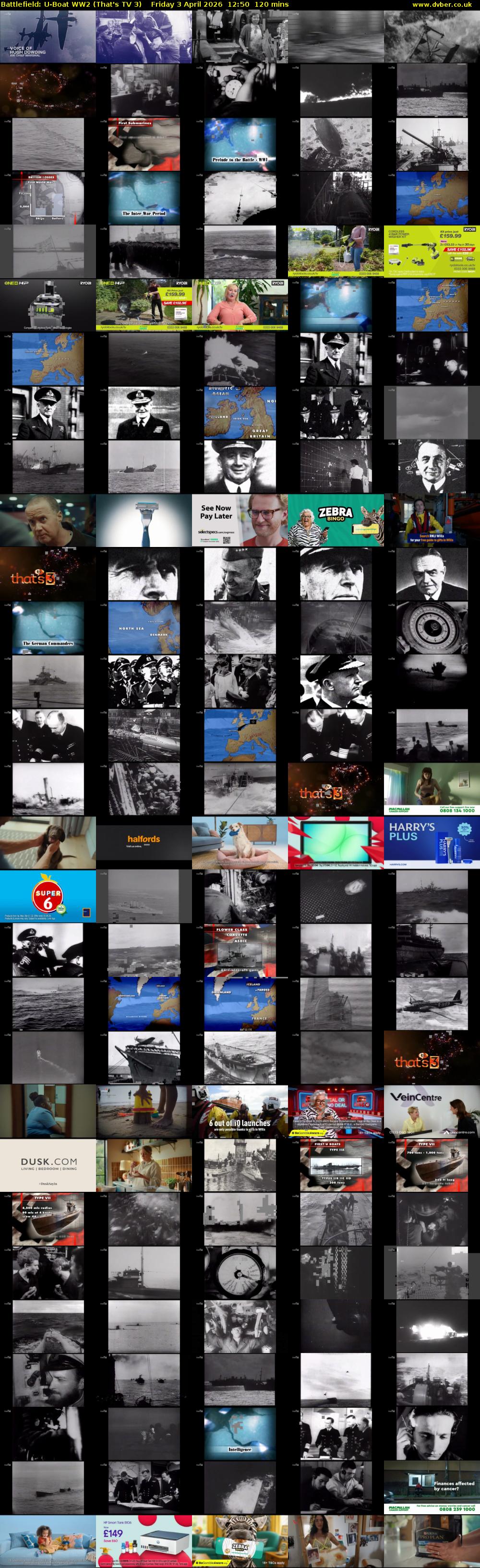 Battlefield: U-Boat WW2 (That's TV 3) Friday 3 April 2026 12:50 - 14:50