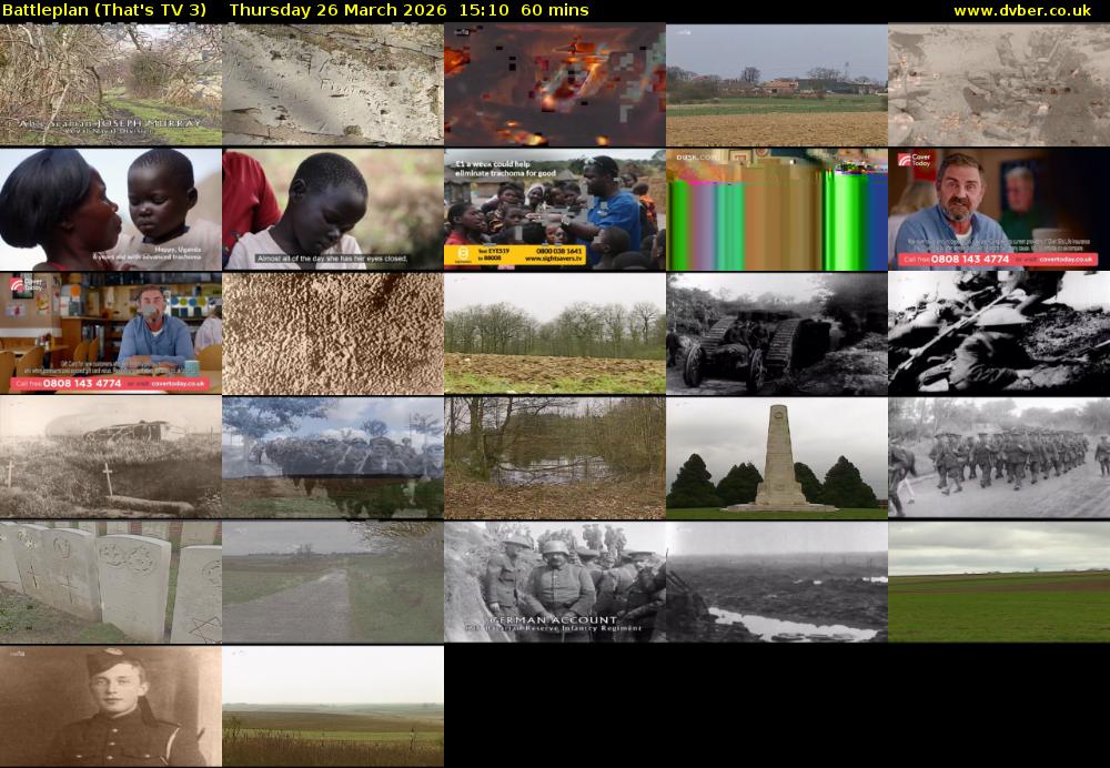 Battleplan (That's TV 3) Thursday 26 March 2026 15:10 - 16:10