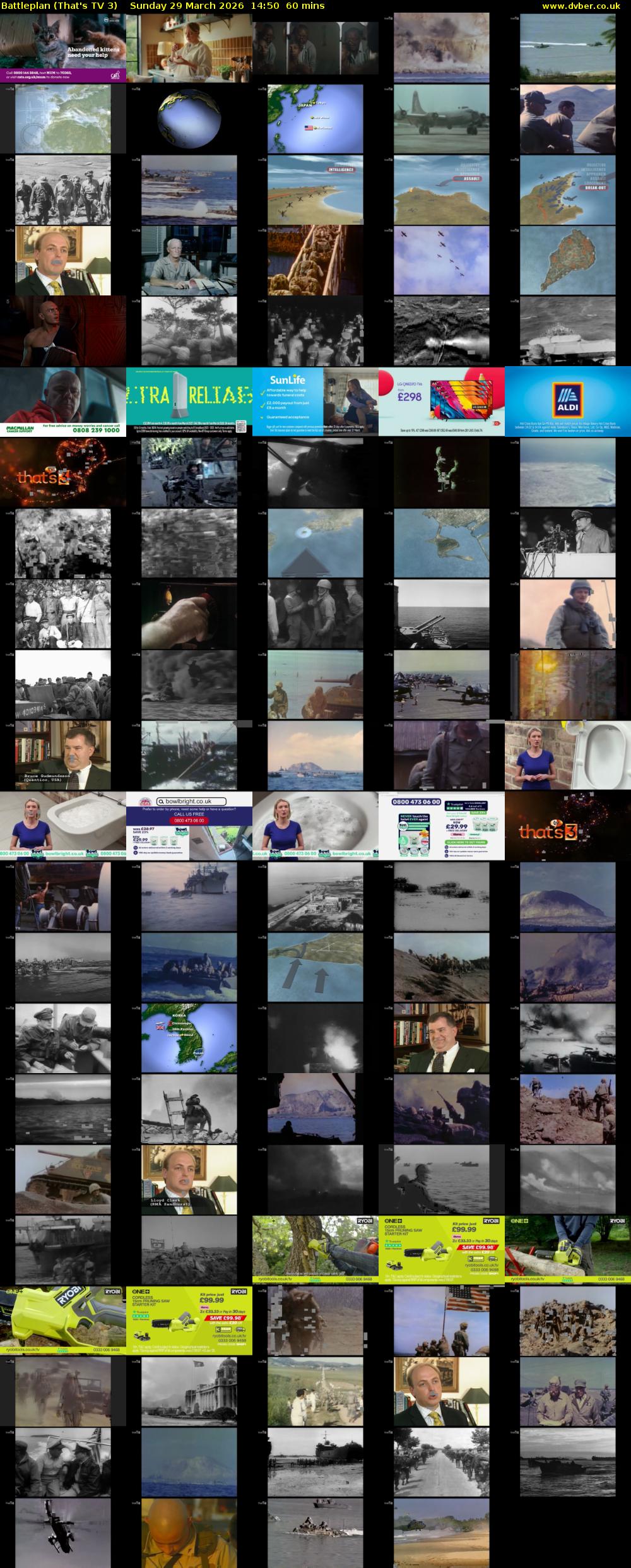 Battleplan (That's TV 3) Sunday 29 March 2026 14:50 - 15:50
