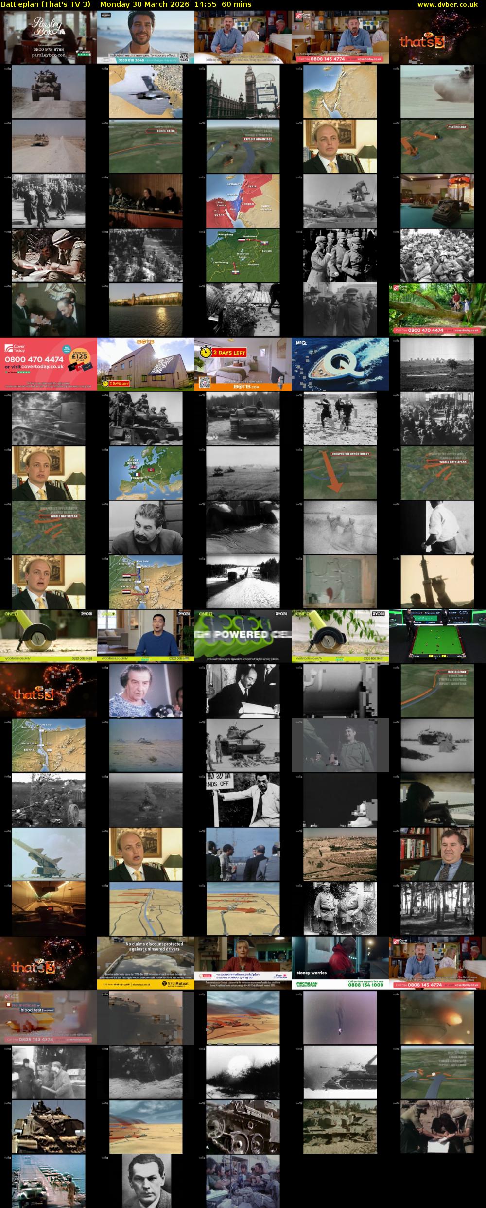 Battleplan (That's TV 3) Monday 30 March 2026 14:55 - 15:55