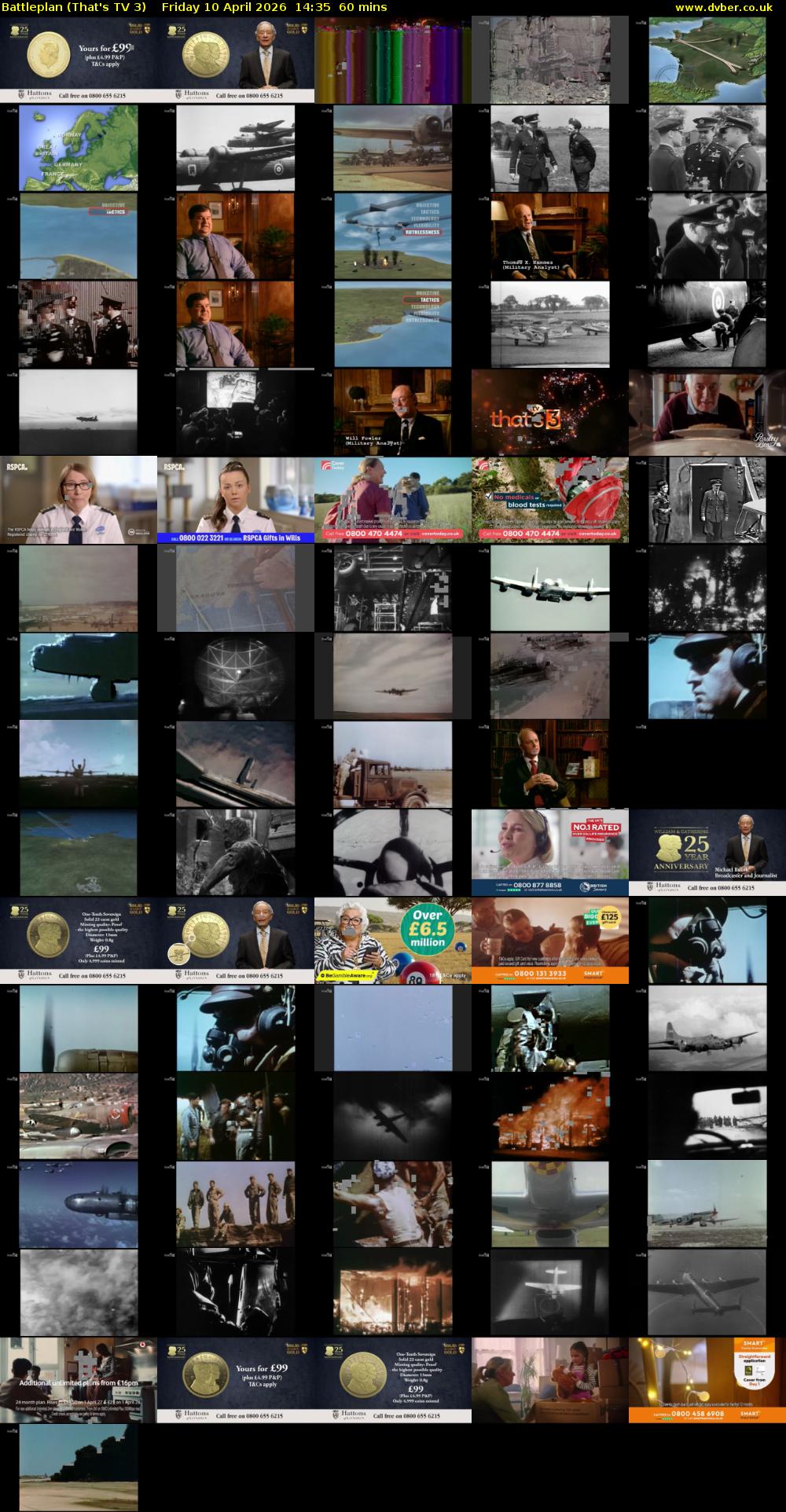 Battleplan (That's TV 3) Friday 10 April 2026 14:35 - 15:35