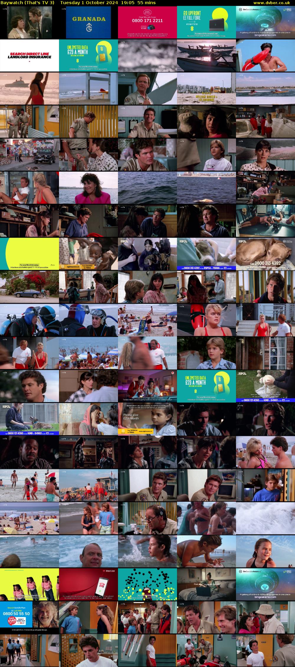 Baywatch (That's TV 3) Tuesday 1 October 2024 19:05 - 20:00