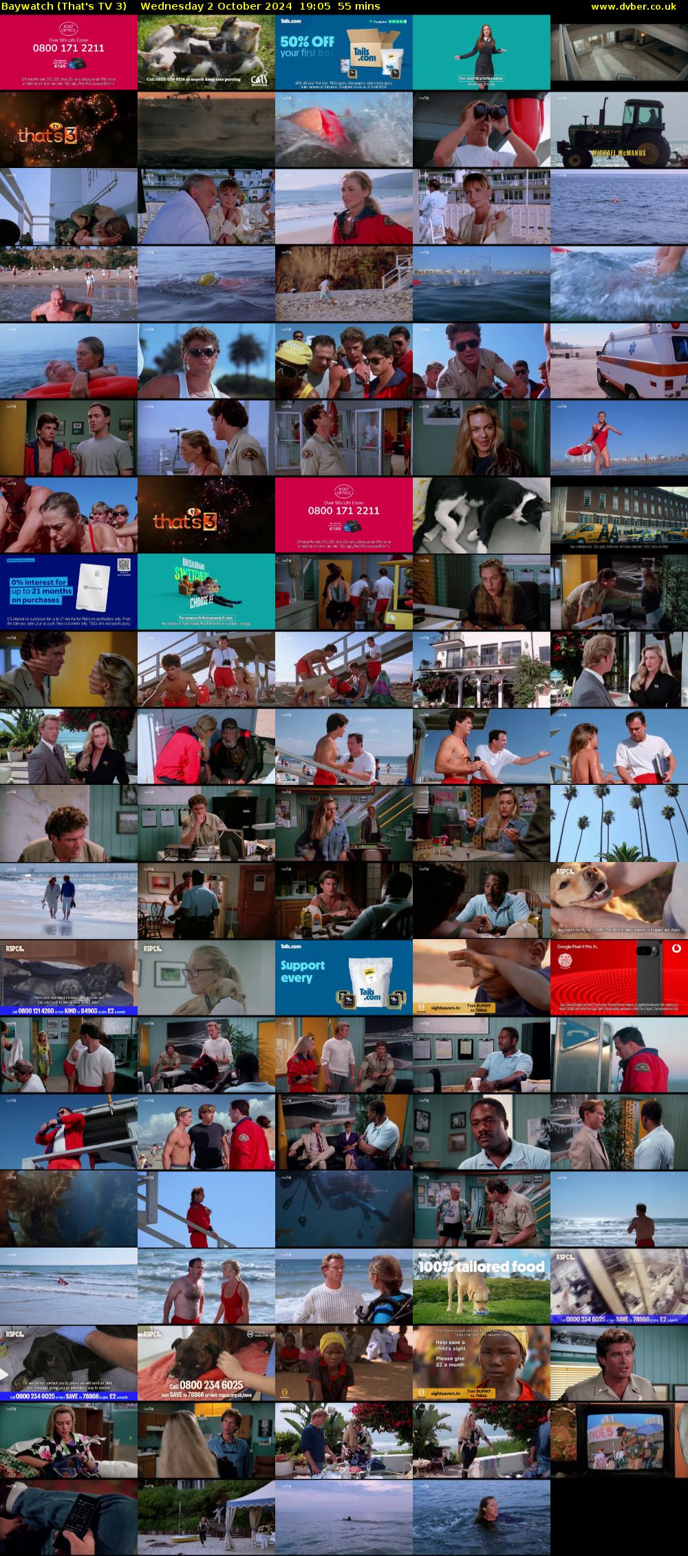 Baywatch (That's TV 3) Wednesday 2 October 2024 19:05 - 20:00