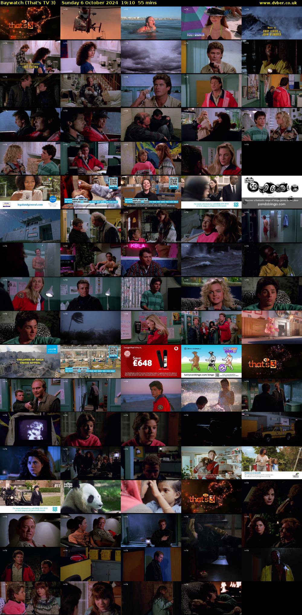 Baywatch (That's TV 3) Sunday 6 October 2024 19:10 - 20:05
