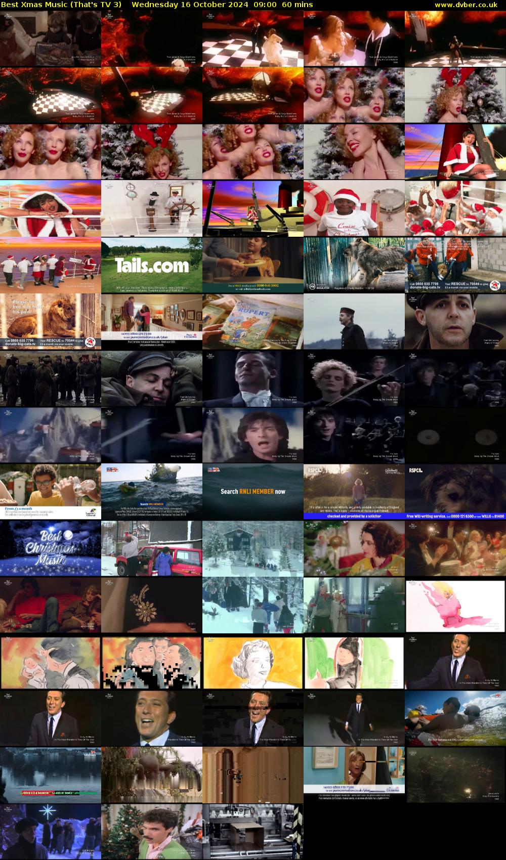 Best Xmas Music (That's TV 3) Wednesday 16 October 2024 09:00 - 10:00