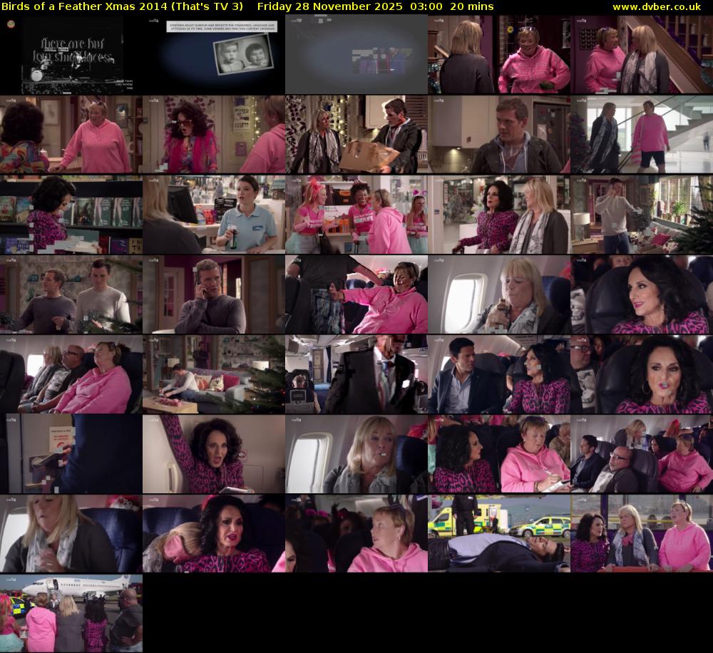 Birds of a Feather Xmas 2014 (That's TV 3) Friday 28 November 2025 03:00 - 03:20