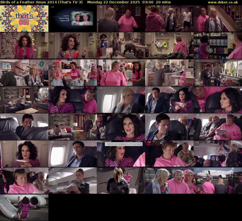 Birds of a Feather Xmas 2014 (That's TV 3) Monday 22 December 2025 03:00 - 03:20