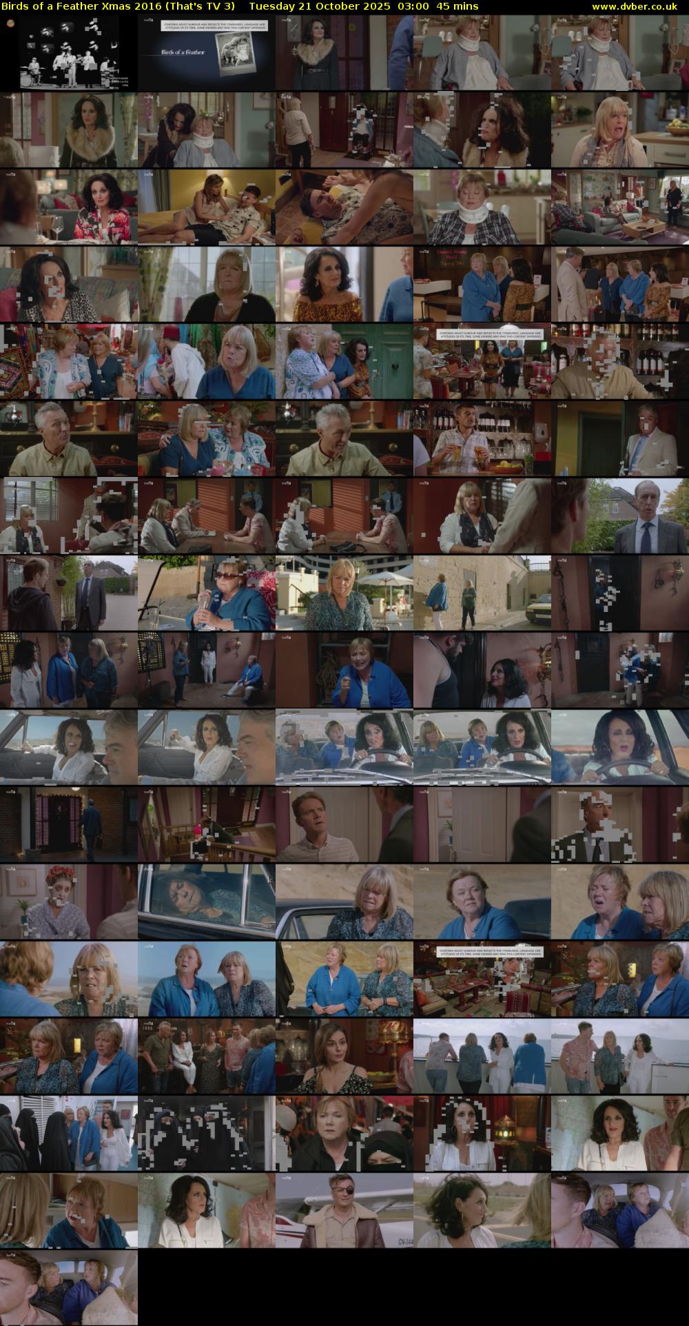 Birds of a Feather Xmas 2016 (That's TV 3) Tuesday 21 October 2025 03:00 - 03:45