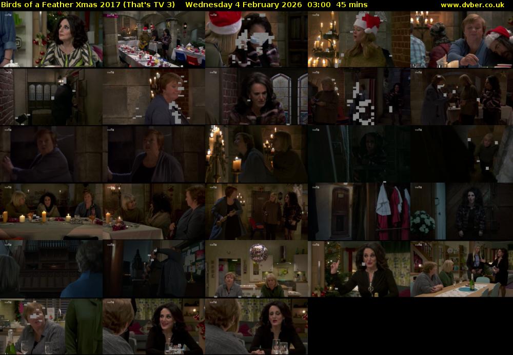 Birds of a Feather Xmas 2017 (That's TV 3) Wednesday 4 February 2026 03:00 - 03:45