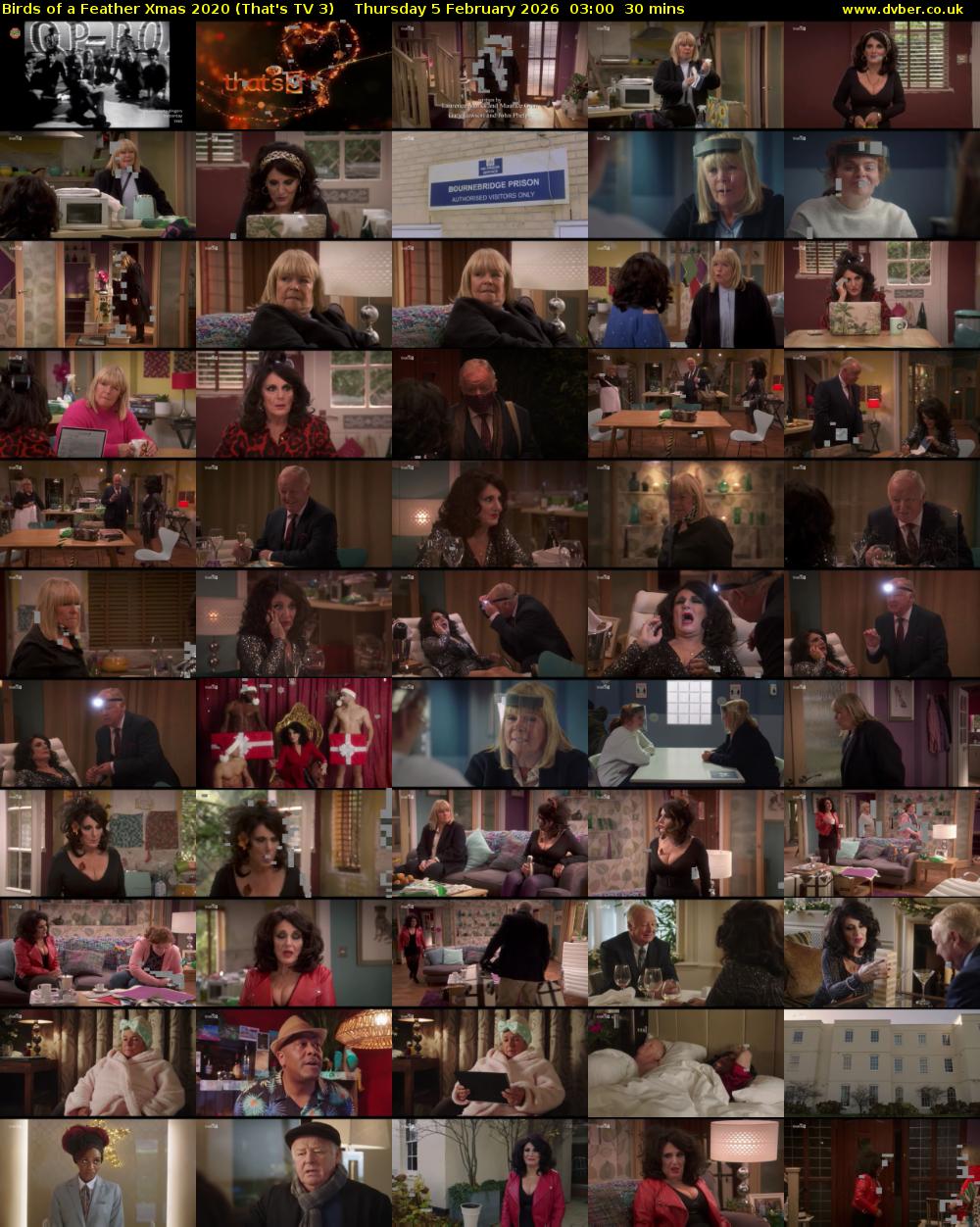 Birds of a Feather Xmas 2020 (That's TV 3) Thursday 5 February 2026 03:00 - 03:30