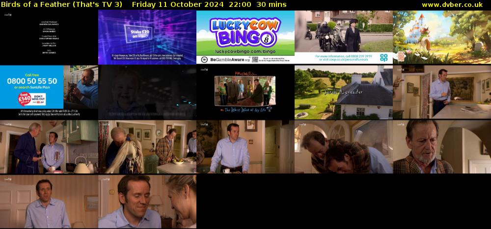 Birds of a Feather (That's TV 3) Friday 11 October 2024 22:00 - 22:30