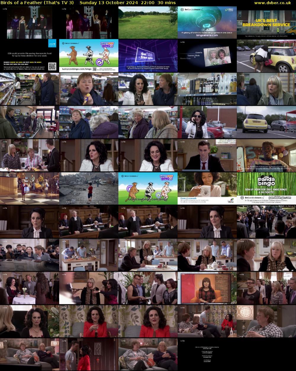 Birds of a Feather (That's TV 3) Sunday 13 October 2024 22:00 - 22:30