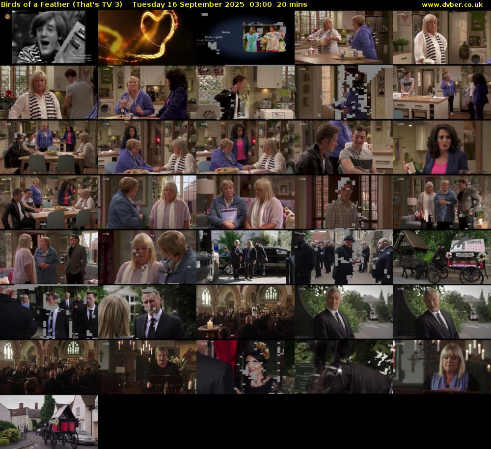 Birds of a Feather (That's TV 3) Tuesday 16 September 2025 03:00 - 03:20