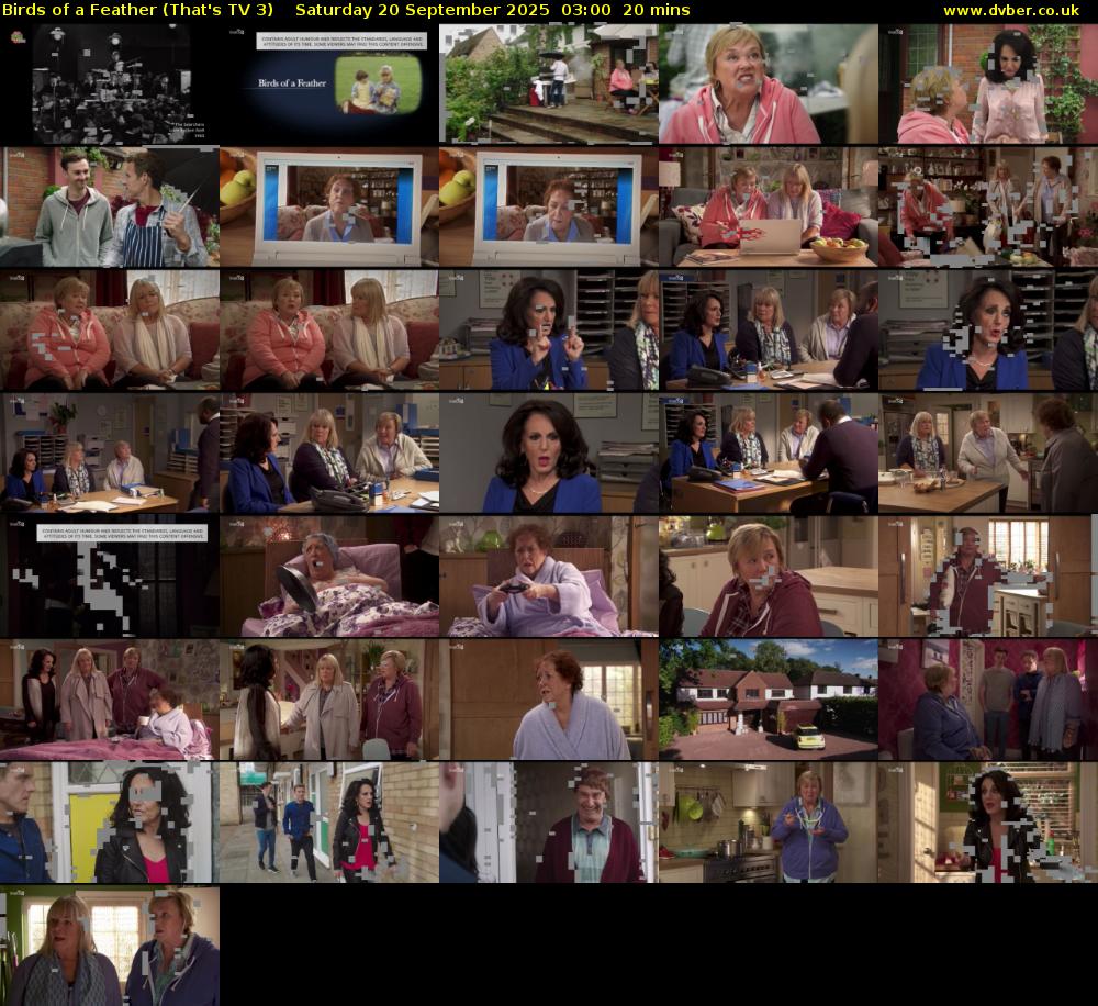 Birds of a Feather (That's TV 3) Saturday 20 September 2025 03:00 - 03:20