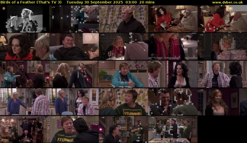 Birds of a Feather (That's TV 3) Tuesday 30 September 2025 03:00 - 03:20