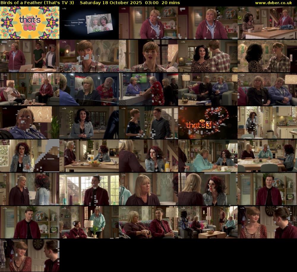 Birds of a Feather (That's TV 3) Saturday 18 October 2025 03:00 - 03:20