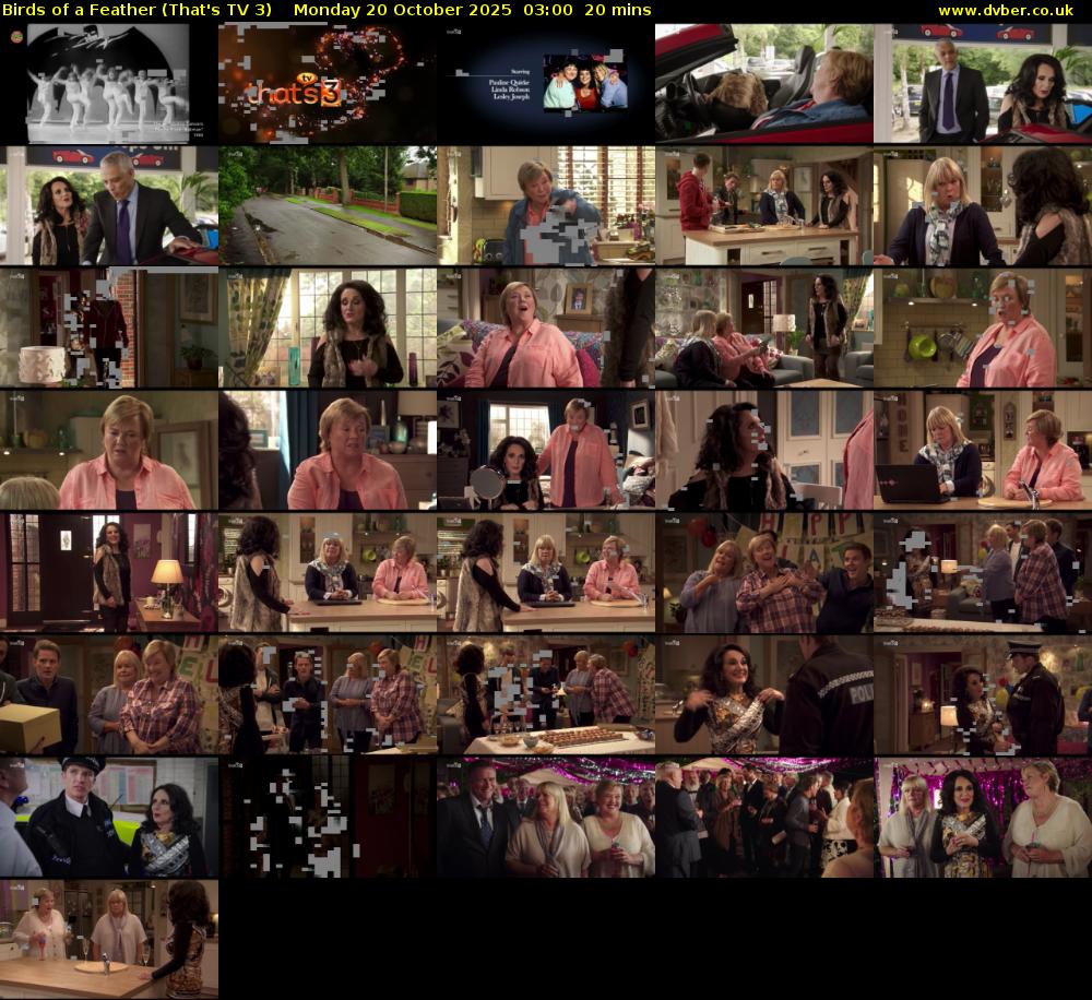 Birds of a Feather (That's TV 3) Monday 20 October 2025 03:00 - 03:20