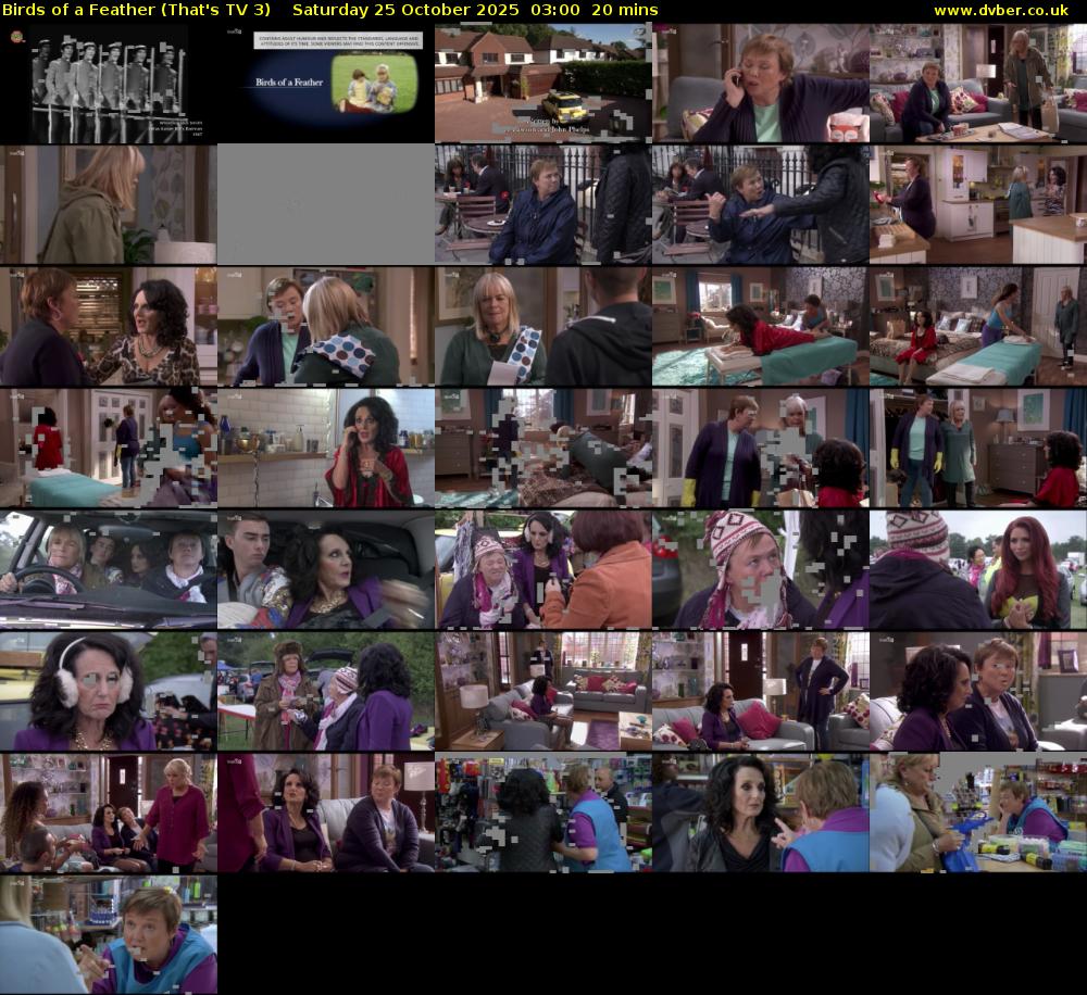 Birds of a Feather (That's TV 3) Saturday 25 October 2025 03:00 - 03:20